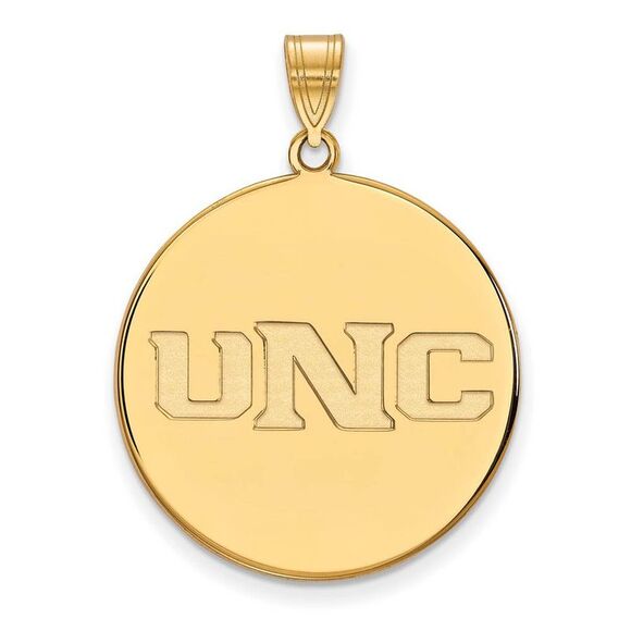 14k Yellow Gold Northern Colorado XL Disc Pendant